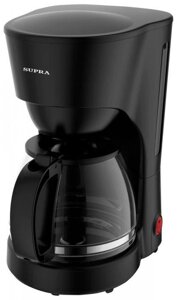 Капельная кофеварка с многоразовым фильтром SUPRA CMS-0640 черная