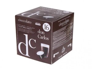 Капсулы Don Carlos Cioccolato 16шт стандарта Dolce Gusto