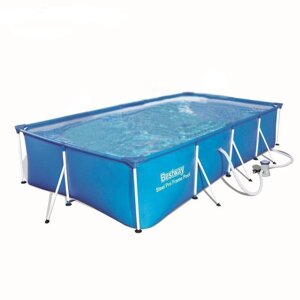 Каркасный бассейн с фильтром BestWay Family Splash Frame 56424 фильтрующим насосом Intex для дачи