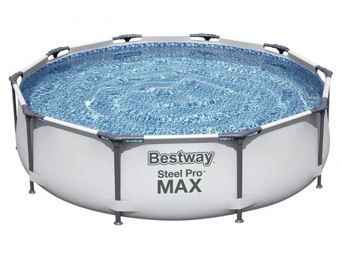 Каркасный бассейн с фильтрующим насосом BestWay 56408 305x76cm от компании 2255 by - онлайн гипермаркет - фото 1