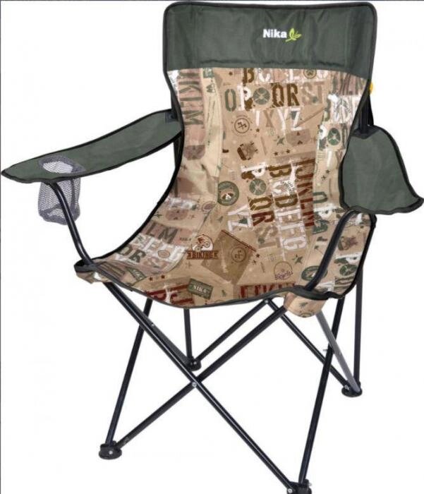 Карповое кресло складное рыболовное сиденье рыбацкое туристическое раскладушка для рыбалки NIKA ПСП5/СХ от компании 2255 by - онлайн гипермаркет - фото 1