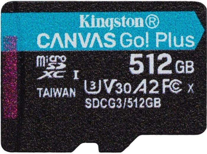 Карта памяти Kingston Canvas Go Plus microSDXC 512GB от компании 2255 by - онлайн гипермаркет - фото 1