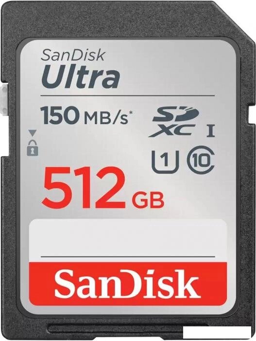 Карта памяти SanDisk Ultra SDXC SDSDUNC-512G-GN6IN 512GB от компании 2255 by - онлайн гипермаркет - фото 1