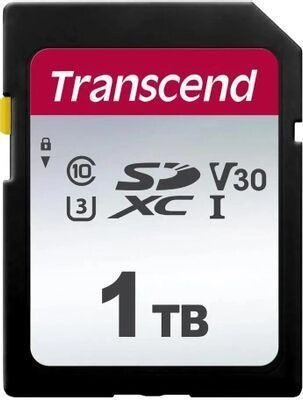 Карта памяти SDXC UHS-I U3 Transcend 300S 1024 ГБ, 100 МБ/с, Class 10, TS1TSDC300S,  1 шт., без адаптера от компании 2255 by - онлайн гипермаркет - фото 1