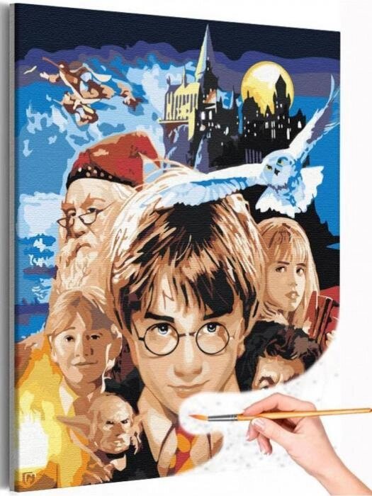 Картина по номерам на холсте гарри поттер Harry Potter 40х50 от компании 2255 by - онлайн гипермаркет - фото 1