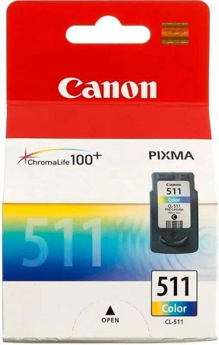 Картридж Canon CL-511, многоцветный / 2972B007/004/001 от компании 2255 by - онлайн гипермаркет - фото 1