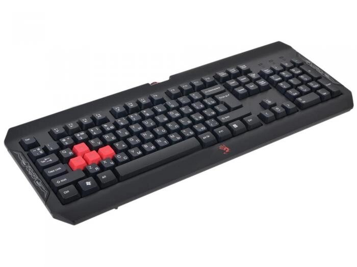 Клавиатура A4Tech Bloody Q100 Black USB от компании 2255 by - онлайн гипермаркет - фото 1