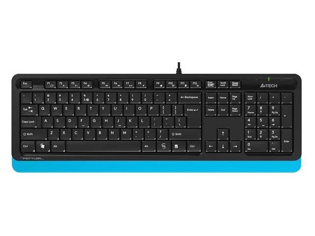 Клавиатура A4Tech Fstyler FK10 Black-Blue от компании 2255 by - онлайн гипермаркет - фото 1