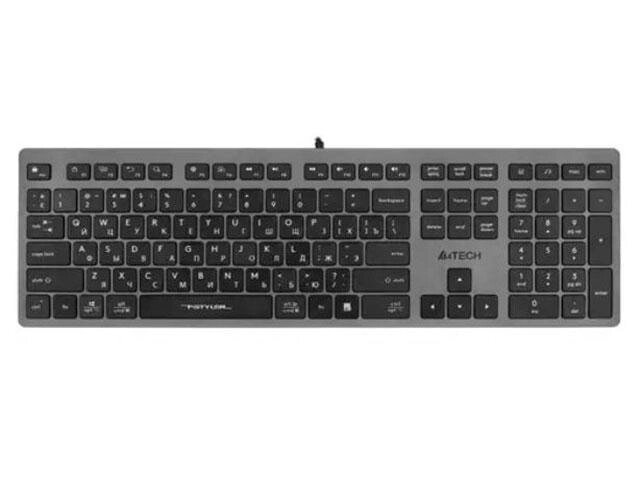 Клавиатура A4Tech Fstyler FX50 USB Slim Grey от компании 2255 by - онлайн гипермаркет - фото 1