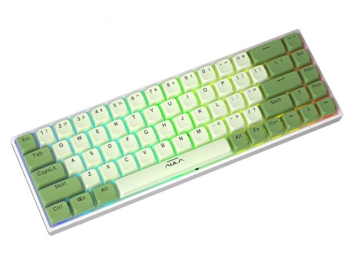 Клавиатура Aula F3068 Green-White от компании 2255 by - онлайн гипермаркет - фото 1