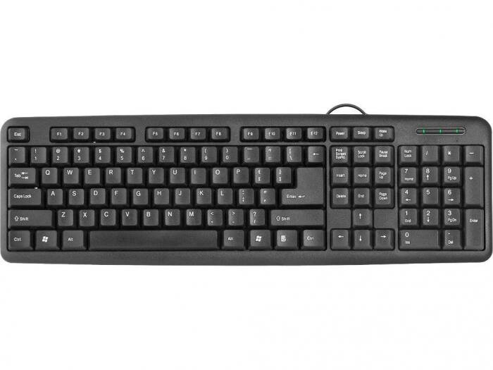 Клавиатура Defender HB-420 RU Black 45420 от компании 2255 by - онлайн гипермаркет - фото 1