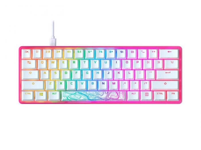 Клавиатура HyperX Alloy Origins 60 Pink 572Y6AA от компании 2255 by - онлайн гипермаркет - фото 1