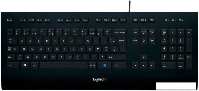 Клавиатура Logitech Corded Keyboard K280e (920-005215) от компании 2255 by - онлайн гипермаркет - фото 1