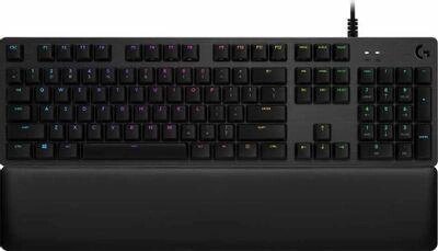 Клавиатура Logitech G513 Tactile (GX Brown switches),  USB, c подставкой для запястий, черный [920-009329] от компании 2255 by - онлайн гипермаркет - фото 1