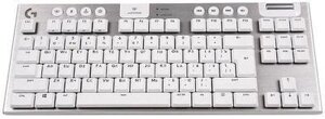 Клавиатура Logitech G915 TKL, USB, Bluetooth/Радиоканал, серебристый [920-010117]