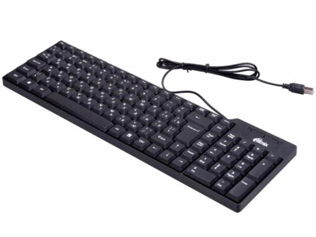 Клавиатура Ritmix RKB-100 USB Black от компании 2255 by - онлайн гипермаркет - фото 1