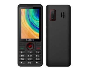 Кнопочный мобильный телефон TEXET TM-321 Черный/Красный