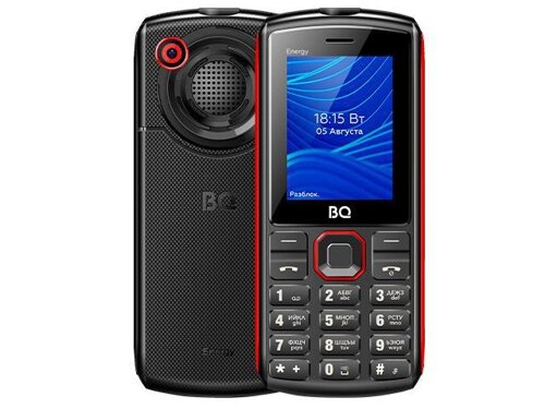 Кнопочный сотовый телефон BQ 2452 Energy Black Red