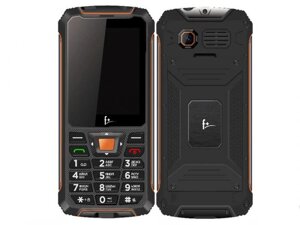 Кнопочный сотовый телефон F+ R280 Black-Orange