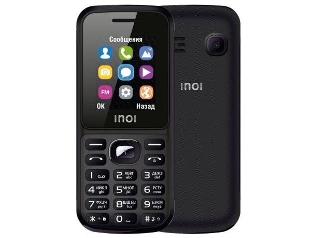 Кнопочный сотовый телефон Inoi 105 черный мобильный от компании 2255 by - онлайн гипермаркет - фото 1