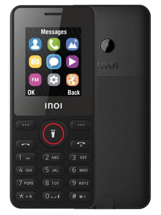 Кнопочный сотовый телефон Inoi 109 черный мобильный от компании 2255 by - онлайн гипермаркет - фото 1
