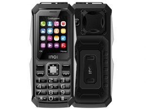 Кнопочный сотовый телефон Inoi 246Z серебристый мобильный