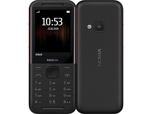 Кнопочный сотовый телефон Nokia 5310 Black-Red мобильный от компании 2255 by - онлайн гипермаркет - фото 1
