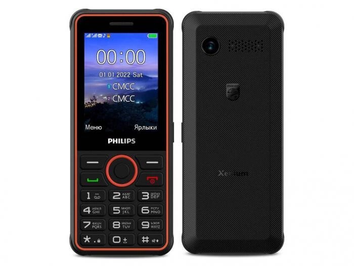 Кнопочный сотовый телефон Philips Xenium E2301 серый мобильный от компании 2255 by - онлайн гипермаркет - фото 1