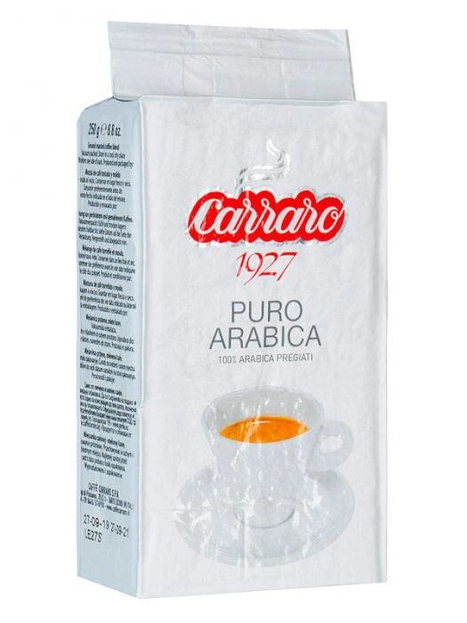 Кофе молотый Carraro Arabica 100% 250g 8000604001344 от компании 2255 by - онлайн гипермаркет - фото 1