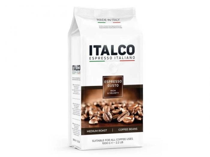 Кофе в зернах Italco Espresso Gusto 1kg от компании 2255 by - онлайн гипермаркет - фото 1