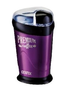 Кофемолка электрическая мощная CENTEK CT-1358 фиолетовый