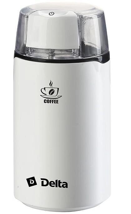 Кофемолка электрическая мощная DELTA DL-087К белая мельница для кофе специй дома от компании 2255 by - онлайн гипермаркет - фото 1
