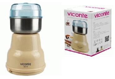 Кофемолка электрическая мощная VICONTE VC-3103 бежевая мельница для кофе специй дома от компании 2255 by - онлайн гипермаркет - фото 1