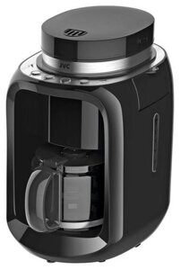 Кофеварка капельная электрическая с встроенной кофемолкой Кофемашина зерновая домашняя электрокофеварка JVC