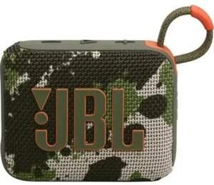 Колонка портативная JBL GO 4, 4.2Вт, камуфляж [jblgo4squad]