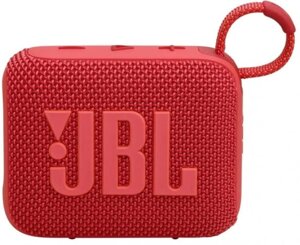 Колонка портативная JBL GO 4, 4.2Вт, красный [jblgo4red]