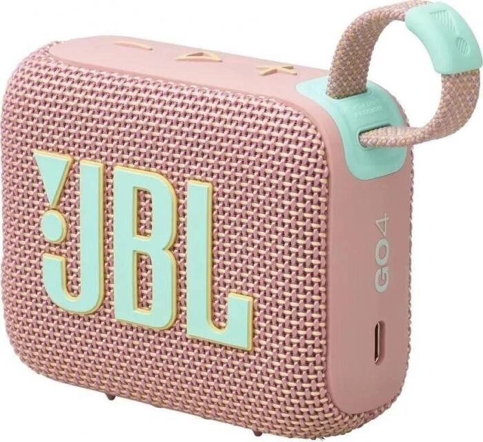 Колонка портативная JBL Go 4, 4.2Вт, розовый [jblgo4pink] от компании 2255 by - онлайн гипермаркет - фото 1