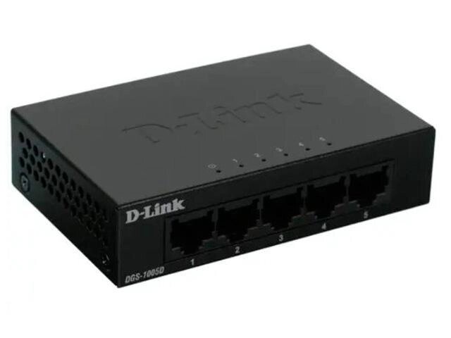 Коммутатор D-Link DGS-1005D/J2 от компании 2255 by - онлайн гипермаркет - фото 1