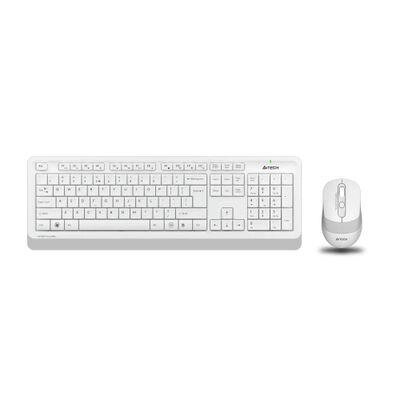 Комплект (клавиатура+мышь) A4TECH Fstyler FG1010, USB, беспроводной, белый [fg1010 white] от компании 2255 by - онлайн гипермаркет - фото 1