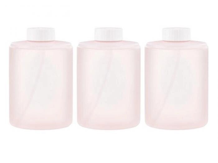 Комплект сменных блоков Xiaomi для дозатора Mijia Automatic Foam Soap Dispenser Pink 3шт от компании 2255 by - онлайн гипермаркет - фото 1
