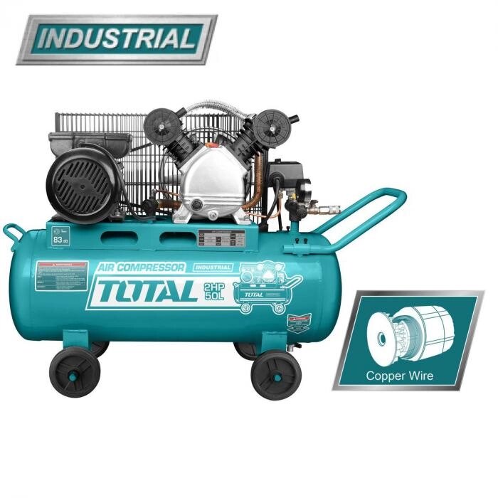 Компрессор масляный ременной TOTAL TC2200506 от компании 2255 by - онлайн гипермаркет - фото 1