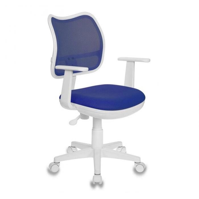 Компьютерное кресло Бюрократ Ch-W797 Blue-White CH-W797/BL/TW-10 от компании 2255 by - онлайн гипермаркет - фото 1