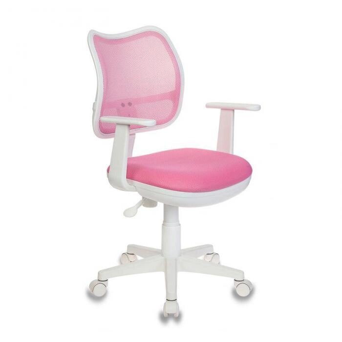 Компьютерное кресло Бюрократ Ch-W797 Pink-White CH-W797/PK/TW-13A от компании 2255 by - онлайн гипермаркет - фото 1