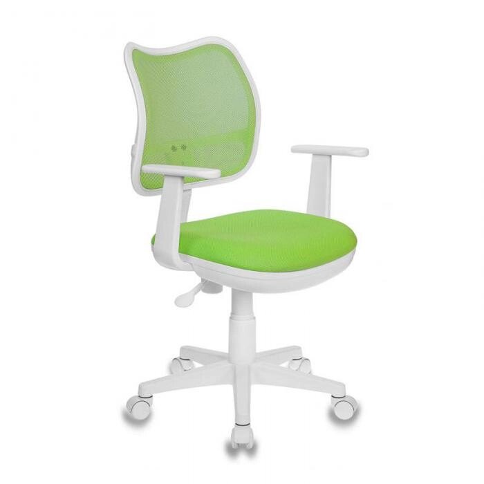 Компьютерное кресло Бюрократ CH-W797/SD/TW-18 White-Light Green от компании 2255 by - онлайн гипермаркет - фото 1