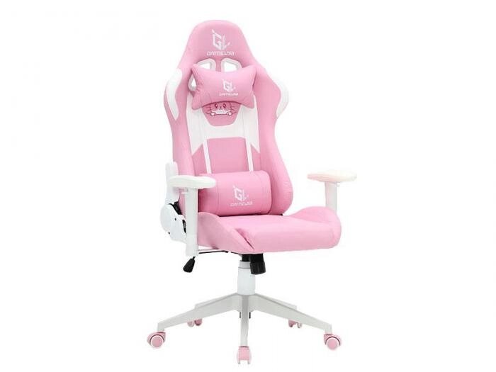 Компьютерное кресло для девушки розовое Gamelab Kitty GL-630 от компании 2255 by - онлайн гипермаркет - фото 1