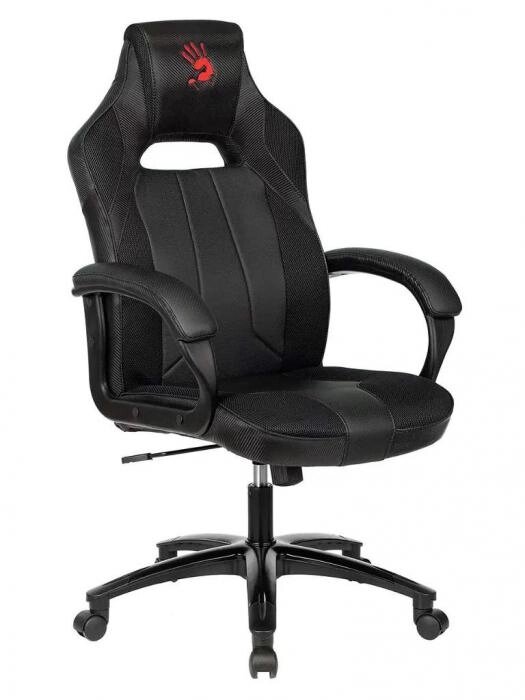 Компьютерное кресло для дома A4Tech Bloody GC-200 игровое геймерское черное от компании 2255 by - онлайн гипермаркет - фото 1