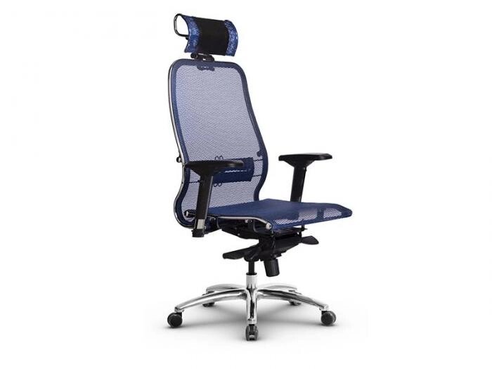Компьютерное кресло Метта Samurai S-3.041 MPES Blue z509050531 от компании 2255 by - онлайн гипермаркет - фото 1