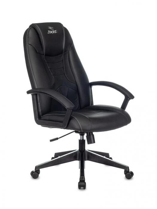 Компьютерное кресло руководителя Zombie 8 черное 1583069 офисное поворотное на колесиках от компании 2255 by - онлайн гипермаркет - фото 1