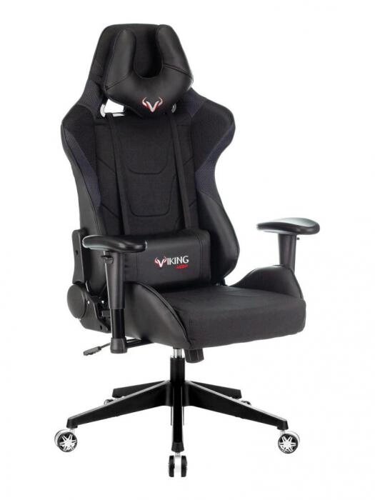 Компьютерное кресло Zombie Viking 4 Aero черное эргономичное игровое геймерское для компьютера геймера от компании 2255 by - онлайн гипермаркет - фото 1