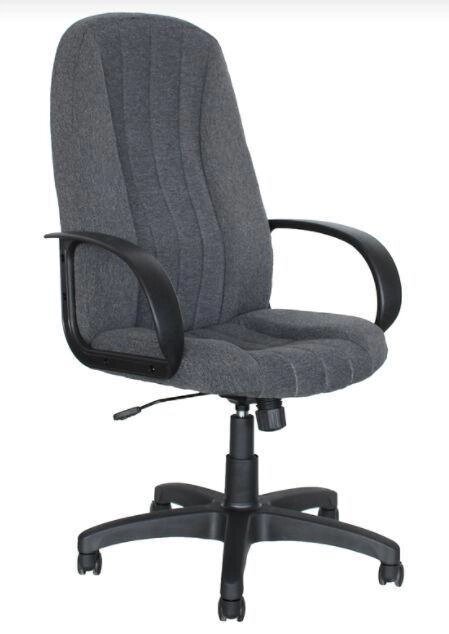 Компьютерное офисное кресло для персонала ЯрКресло Кр27 ТГ ПЛАСТ С1 тканевое серое на колесиках от компании 2255 by - онлайн гипермаркет - фото 1